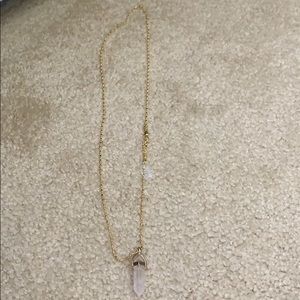 Long necklace with pendant